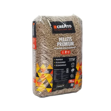 Holzpellets Crépito 15-kg-Sack